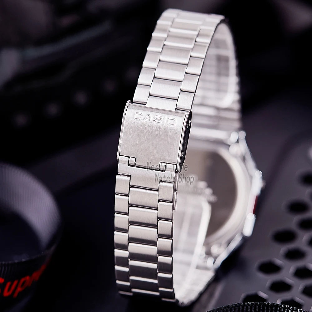 Silver Digital Military Watch