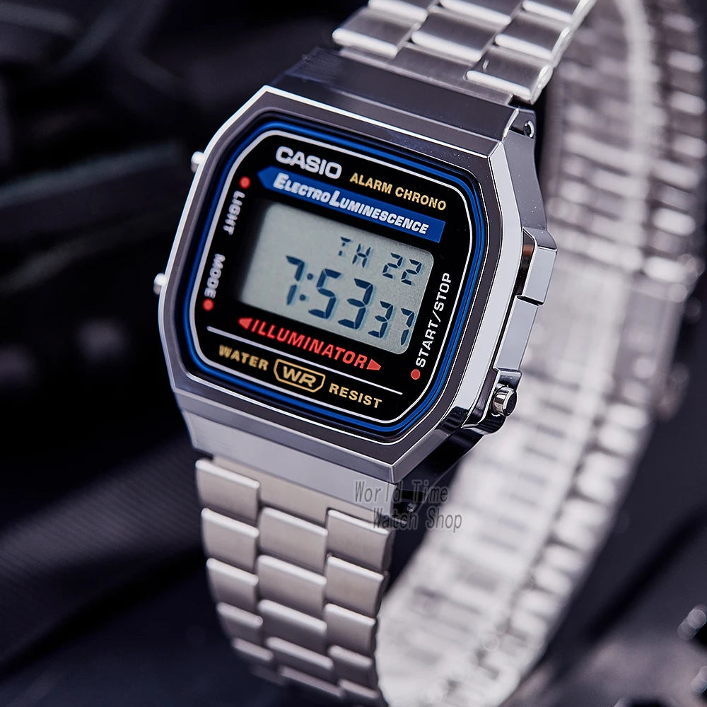 Silver Digital Military Watch