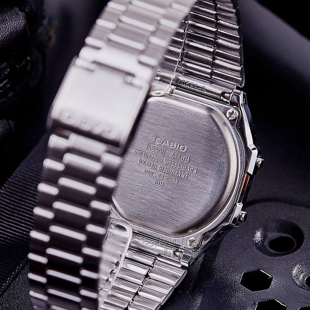 Silver Digital Military Watch