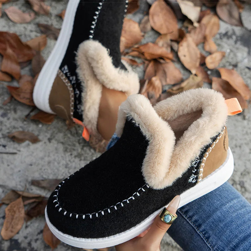 Fur Lined Winter Boots