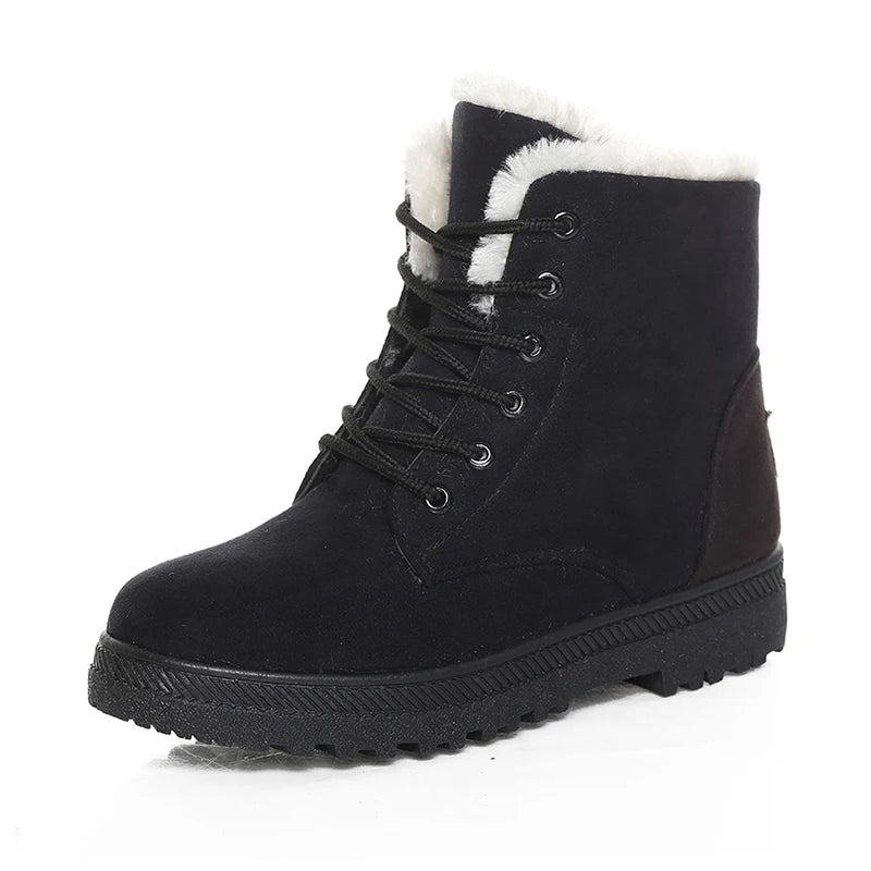 Warm Fur Ankle Boots