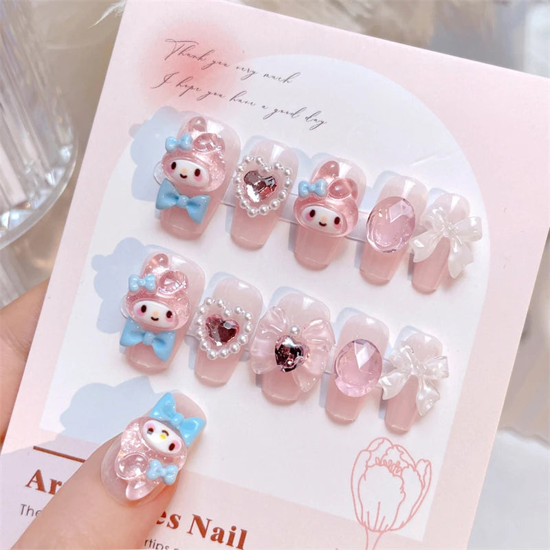 My Melody Fake Nails