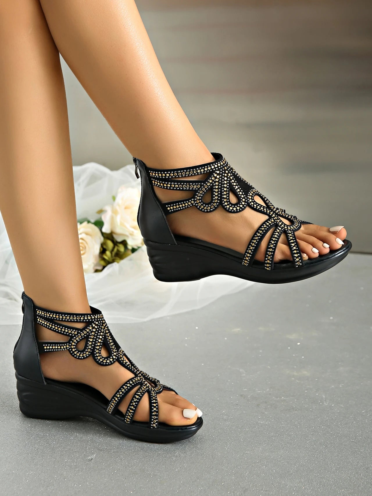 Gladiator Wedge Sandals