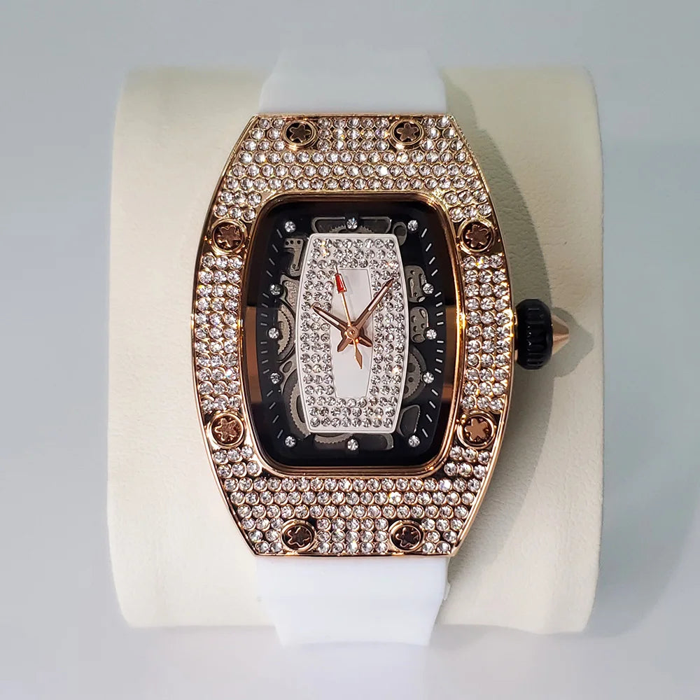 Elegant Diamond Sport Watch