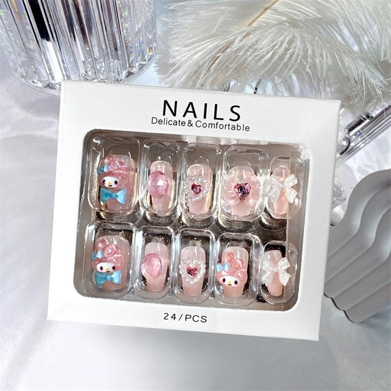 My Melody Fake Nails