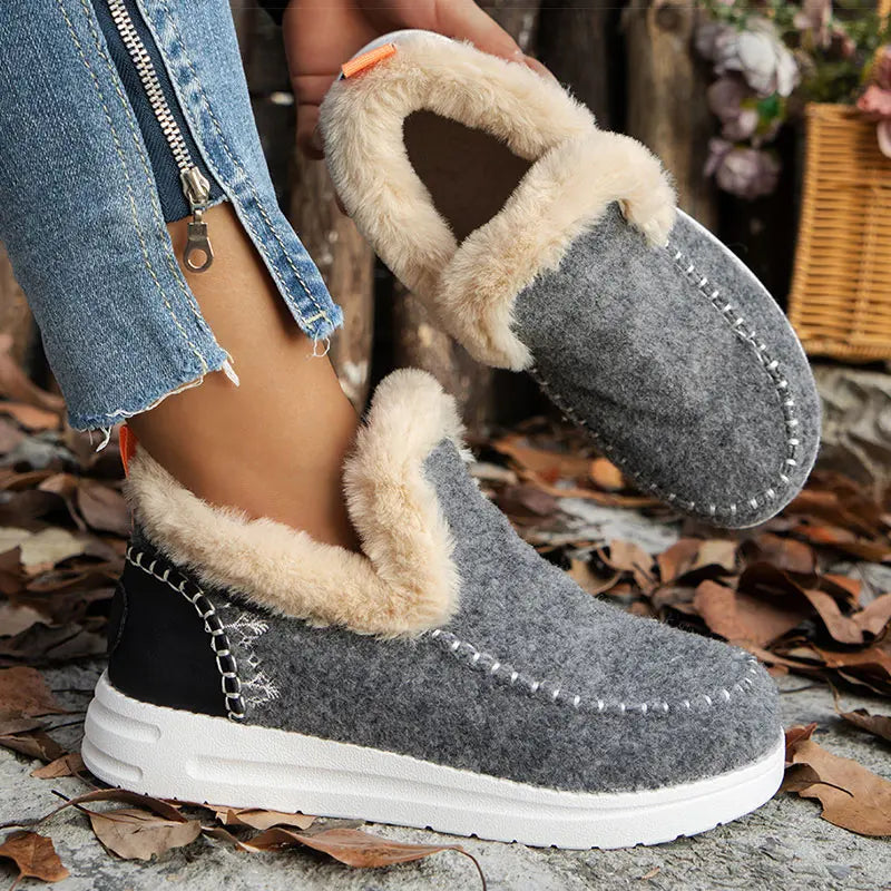 Fur Lined Winter Boots