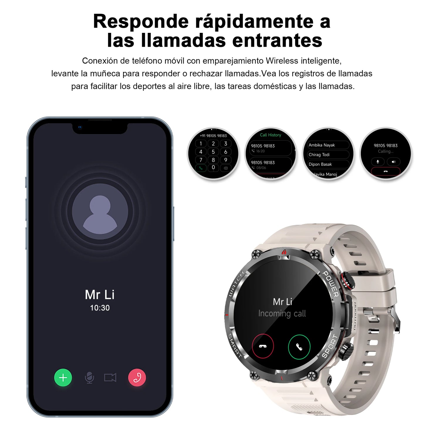 Waterproof Bluetooth Smartwatch