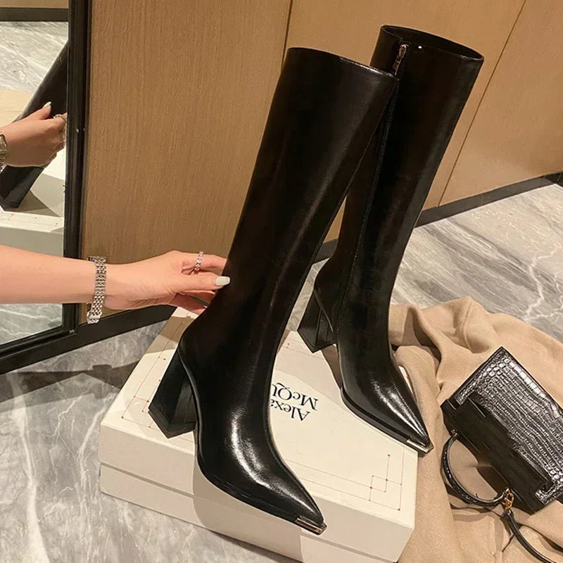 Elegant High Heel Boots