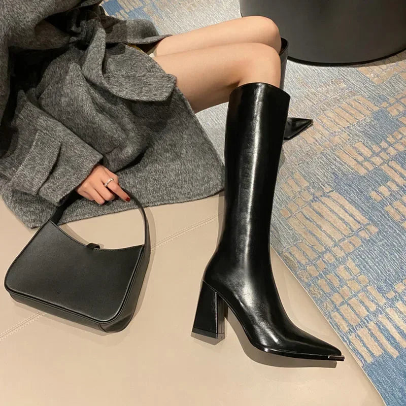 Elegant High Heel Boots