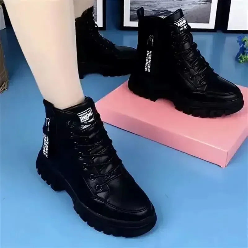 Velvet Lined Ankle Boots