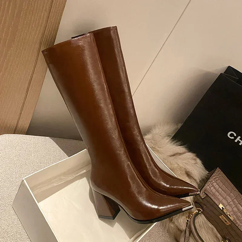 Elegant High Heel Boots