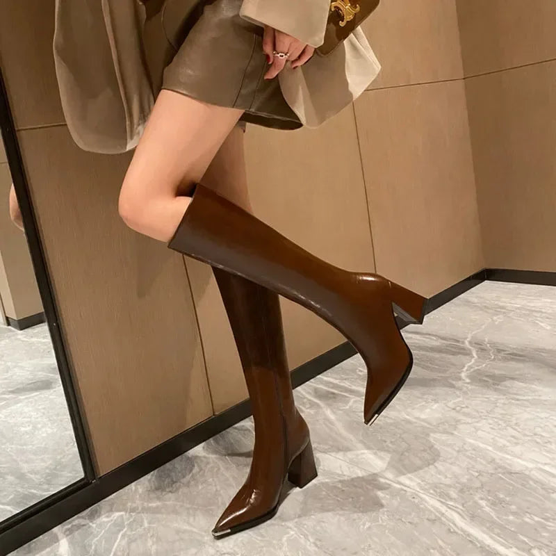 Elegant High Heel Boots