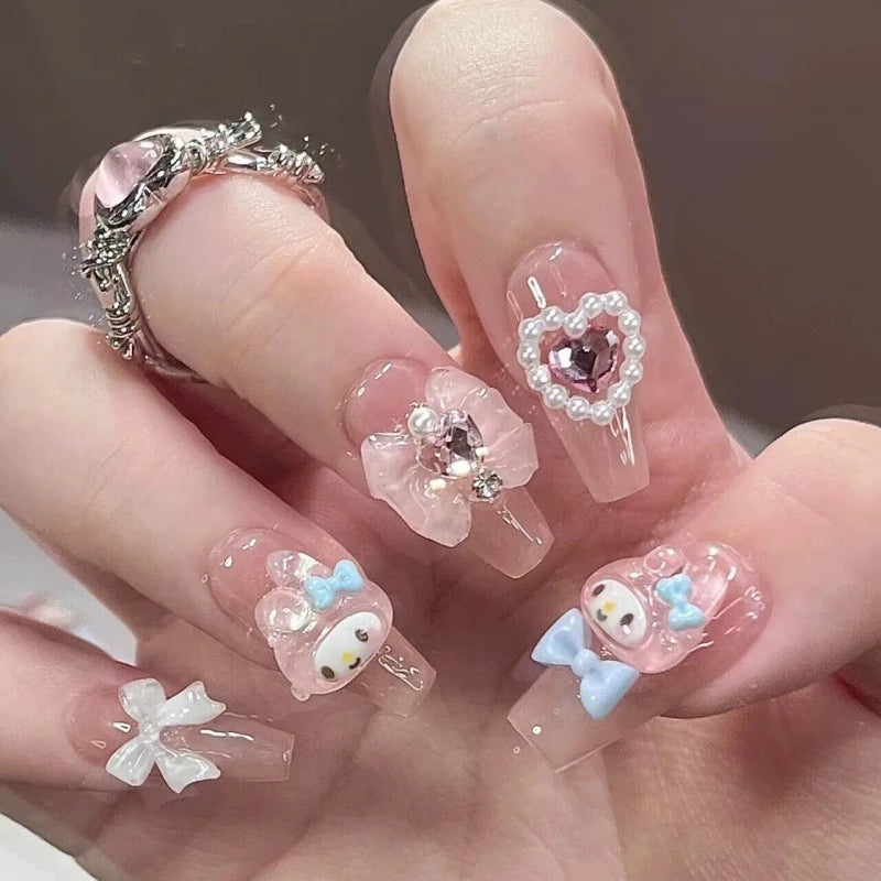 My Melody Fake Nails