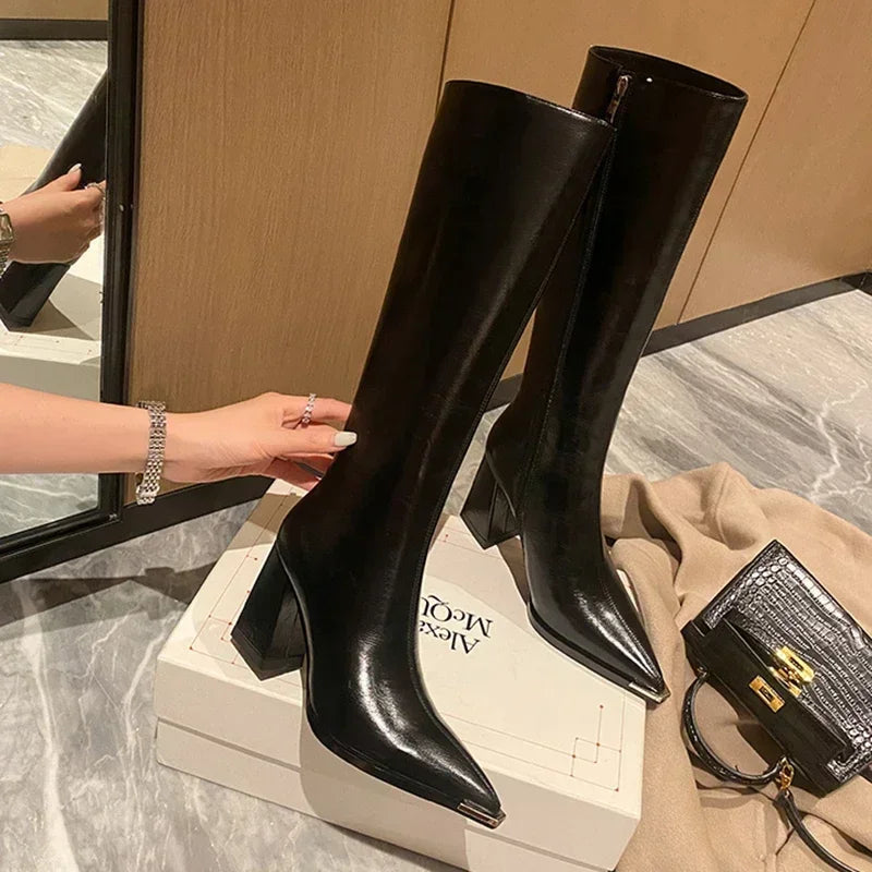 Elegant High Heel Boots