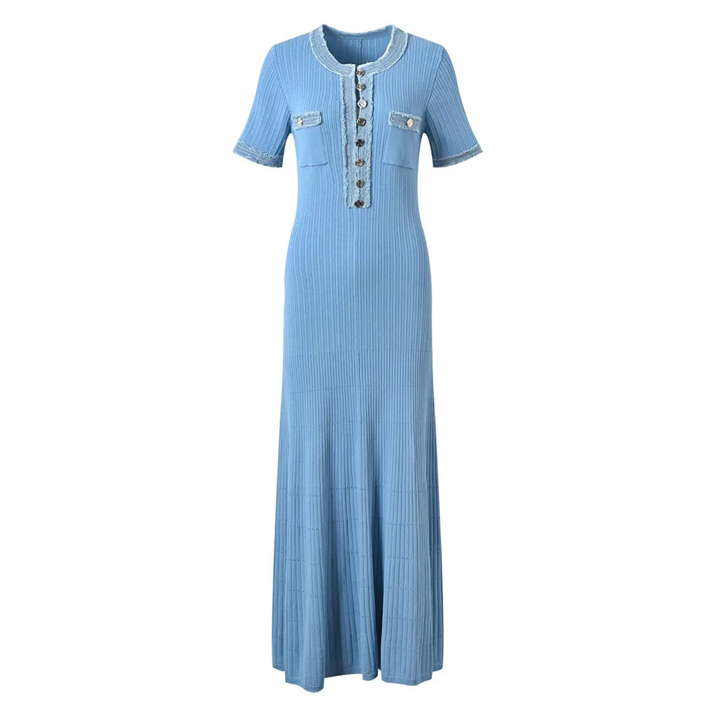 Chic Knit Maxi Dress