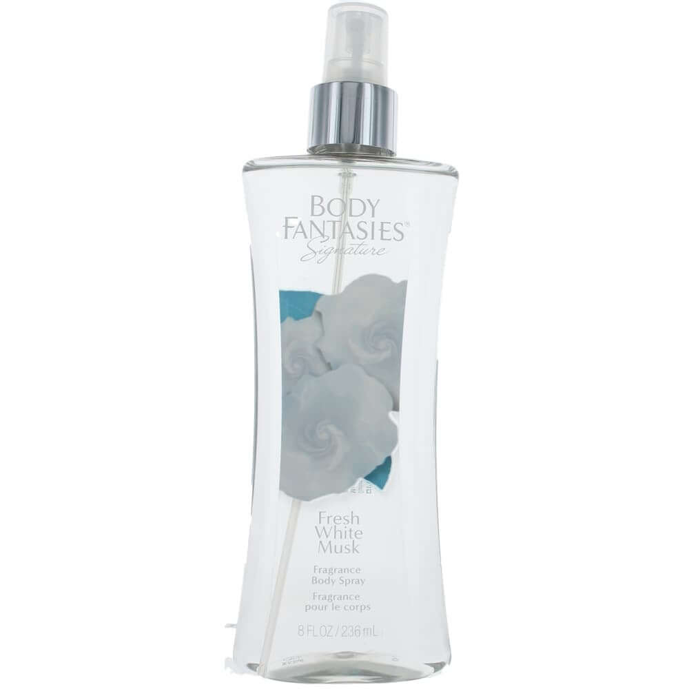 Fresh White Musk by Body Fantasies, 8 oz Fragrance Body Spray for Women