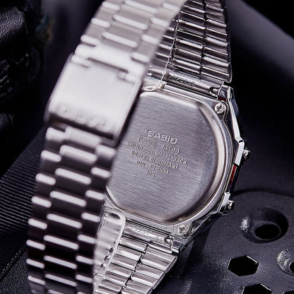 Silver Digital Military Watch