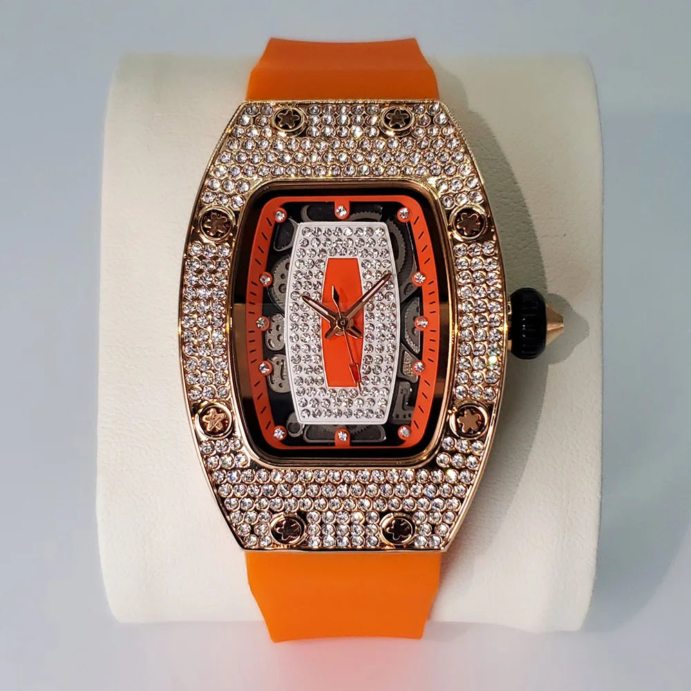 Elegant Diamond Sport Watch