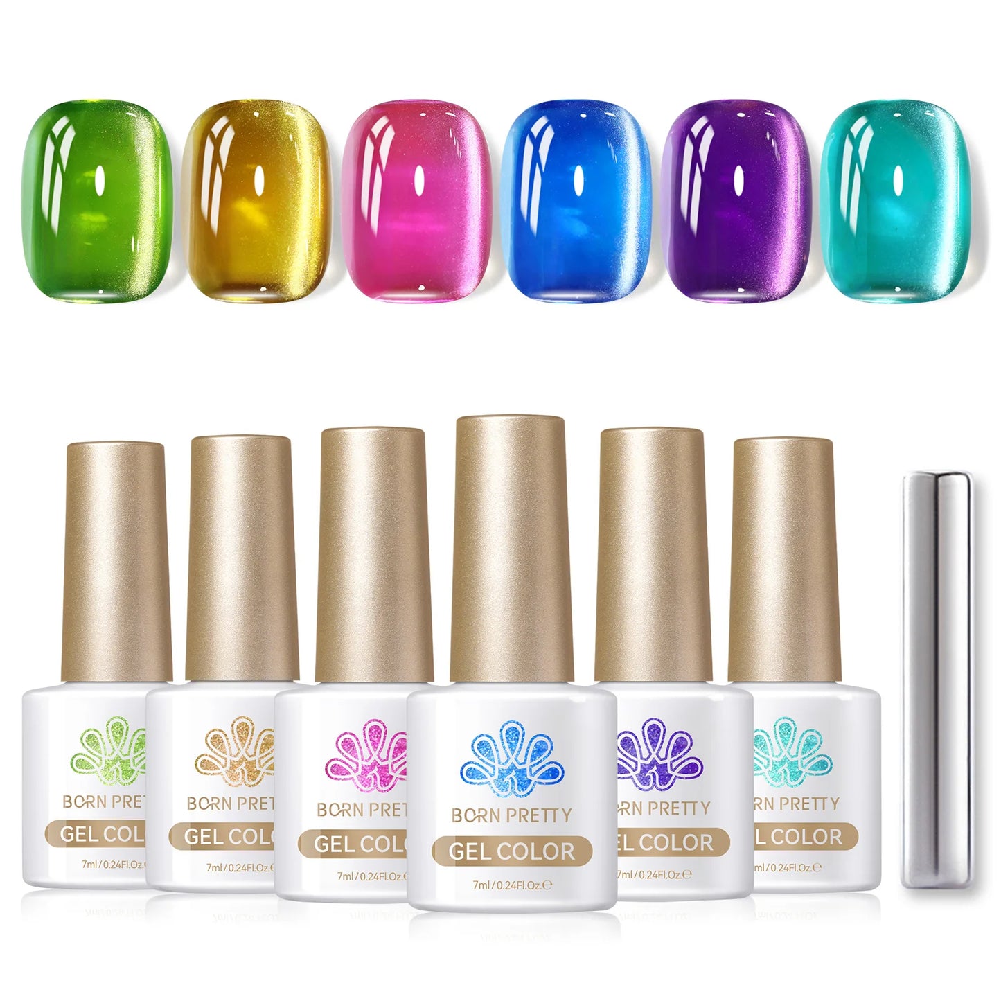 Neon Cat Eye Polish Set