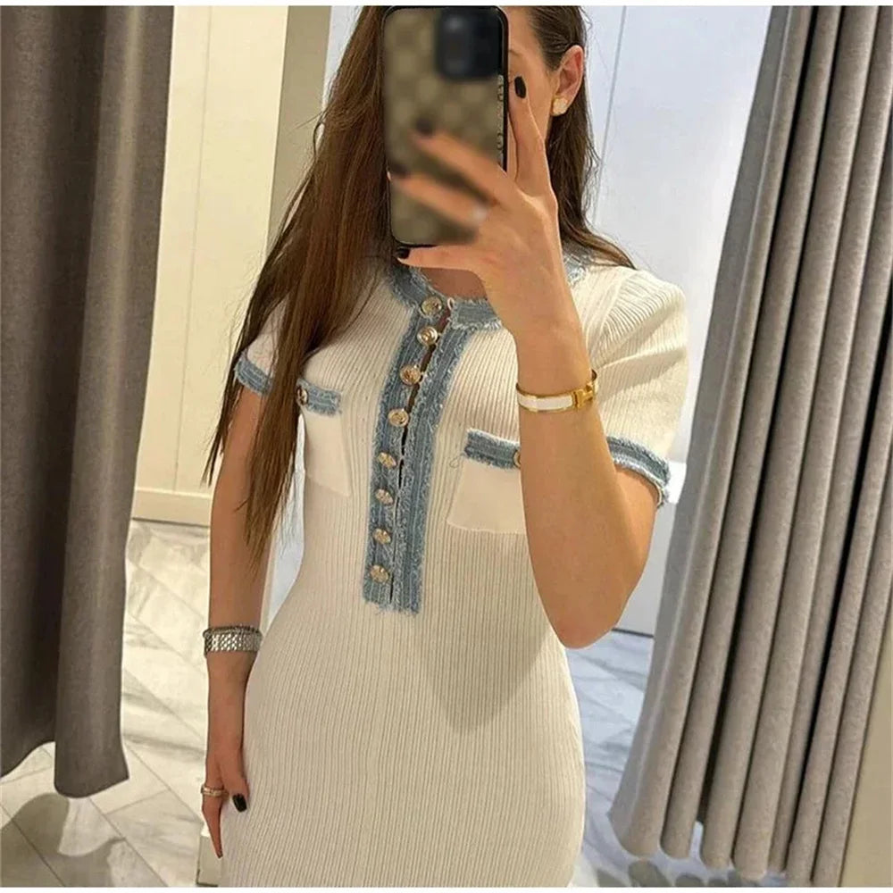 Chic Knit Maxi Dress