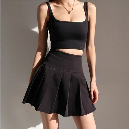 Kawaii Pleated Mini Skirt
