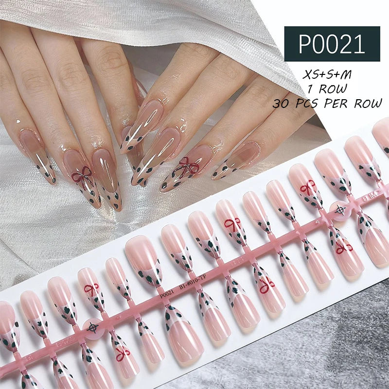 Pink Glitter Press-Ons