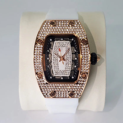 Elegant Diamond Sport Watch
