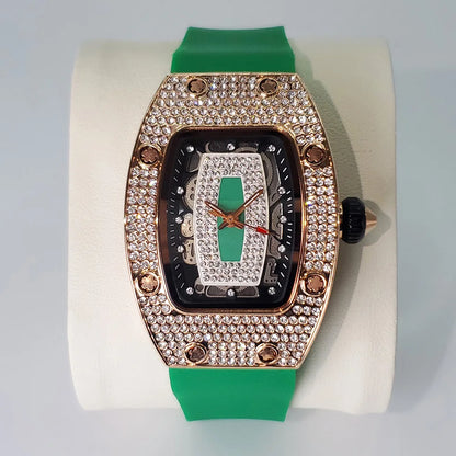 Elegant Diamond Sport Watch