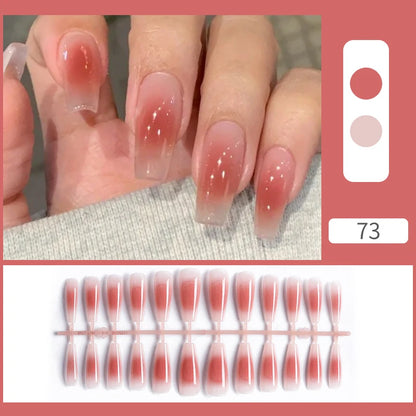 Pink Glitter Press-Ons