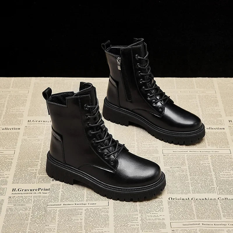 Leather Winter Snow Boots