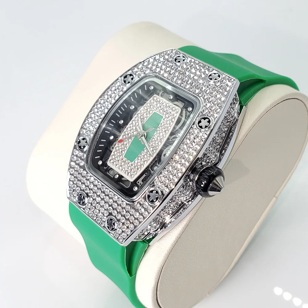 Elegant Diamond Sport Watch