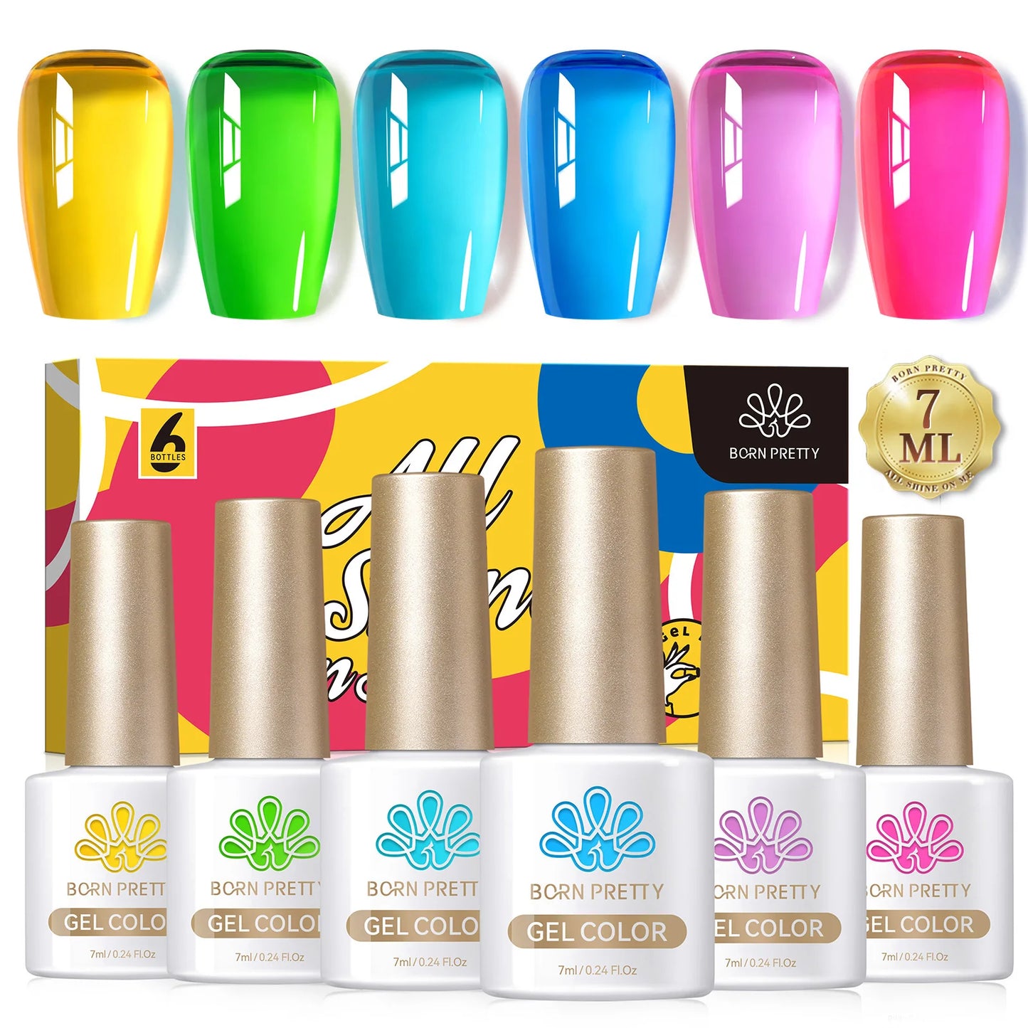 Neon Cat Eye Polish Set