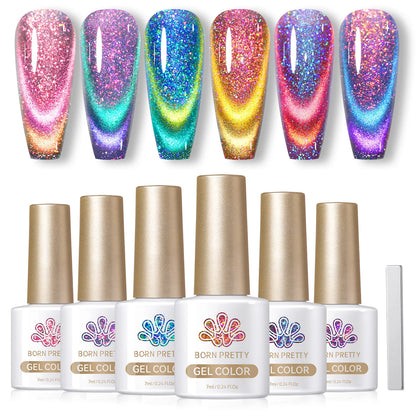 Neon Cat Eye Polish Set
