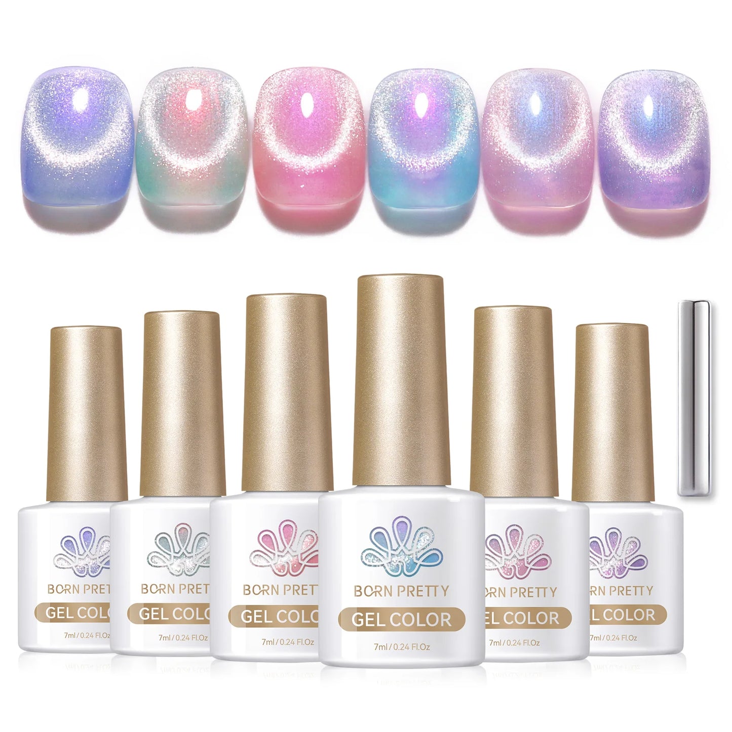 Neon Cat Eye Polish Set