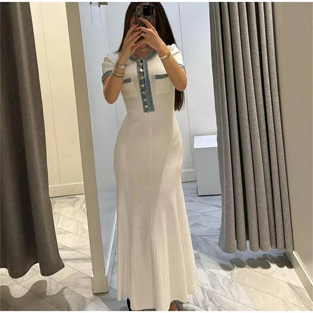 Chic Knit Maxi Dress