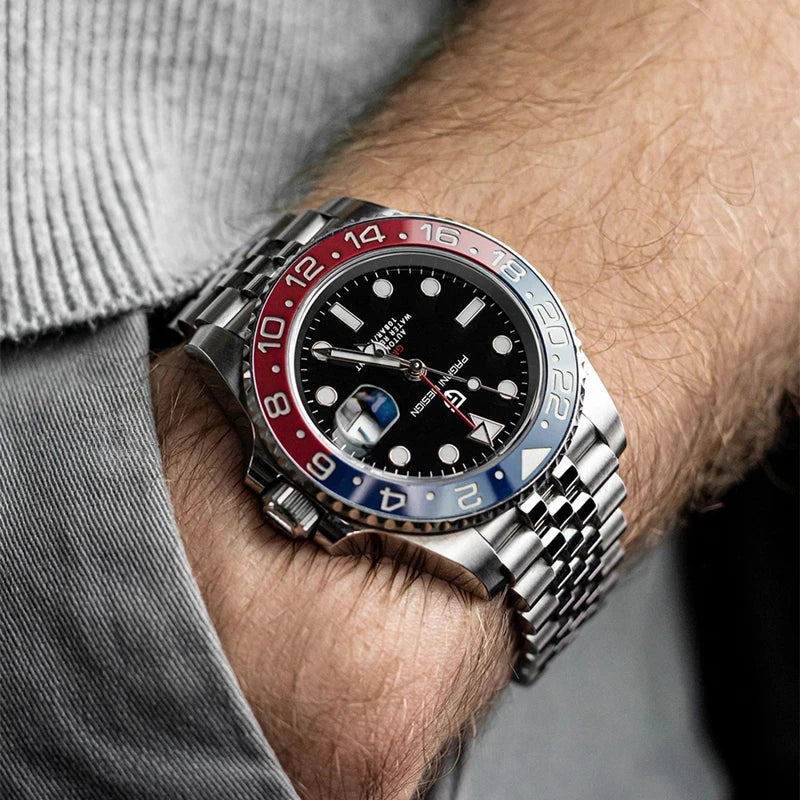 Luxury GMT Automatic Watch