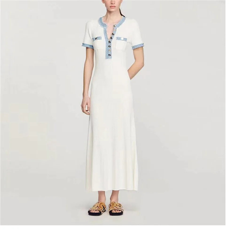 Chic Knit Maxi Dress