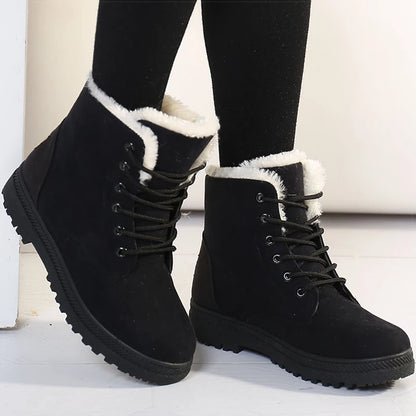 Warm Fur Ankle Boots