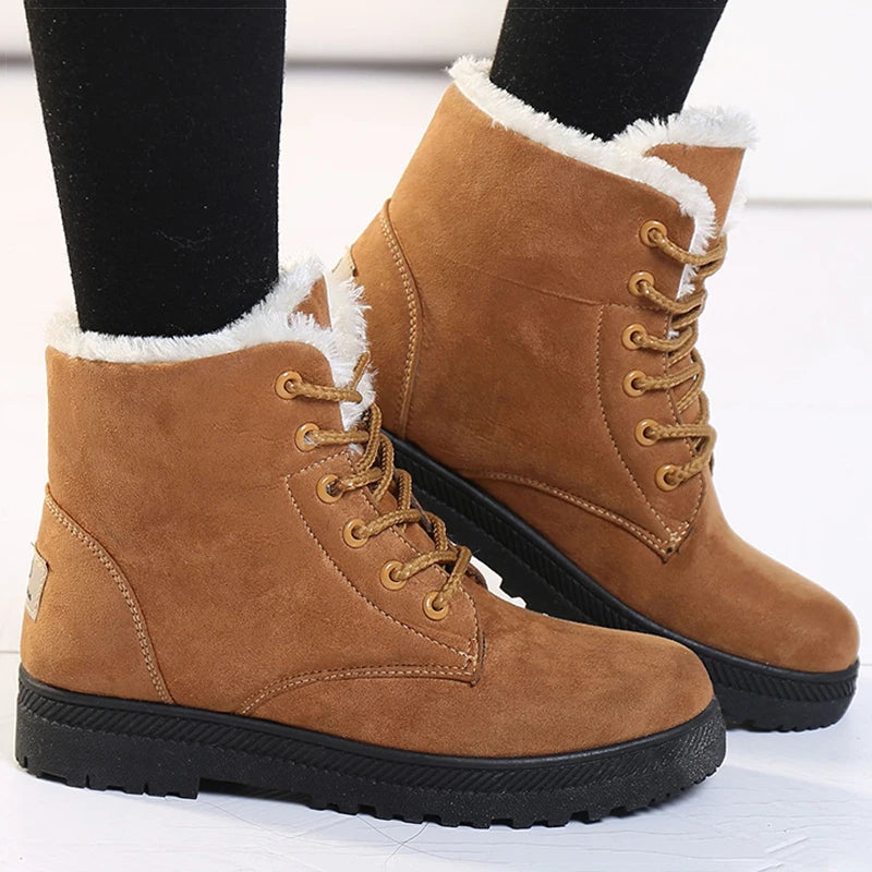 Fur Lined Winter Boots