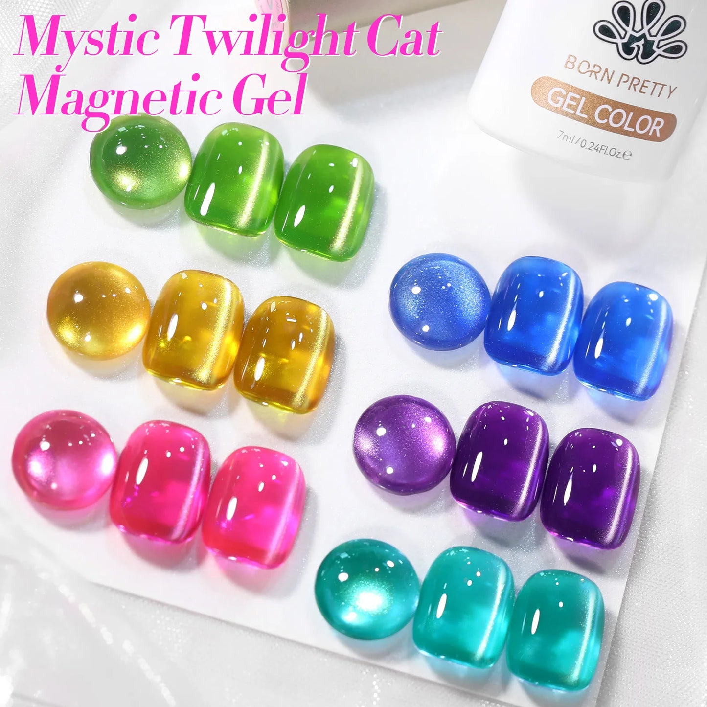 Neon Cat Eye Polish Set