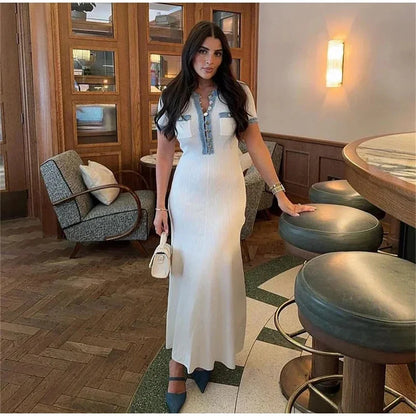 Chic Knit Maxi Dress