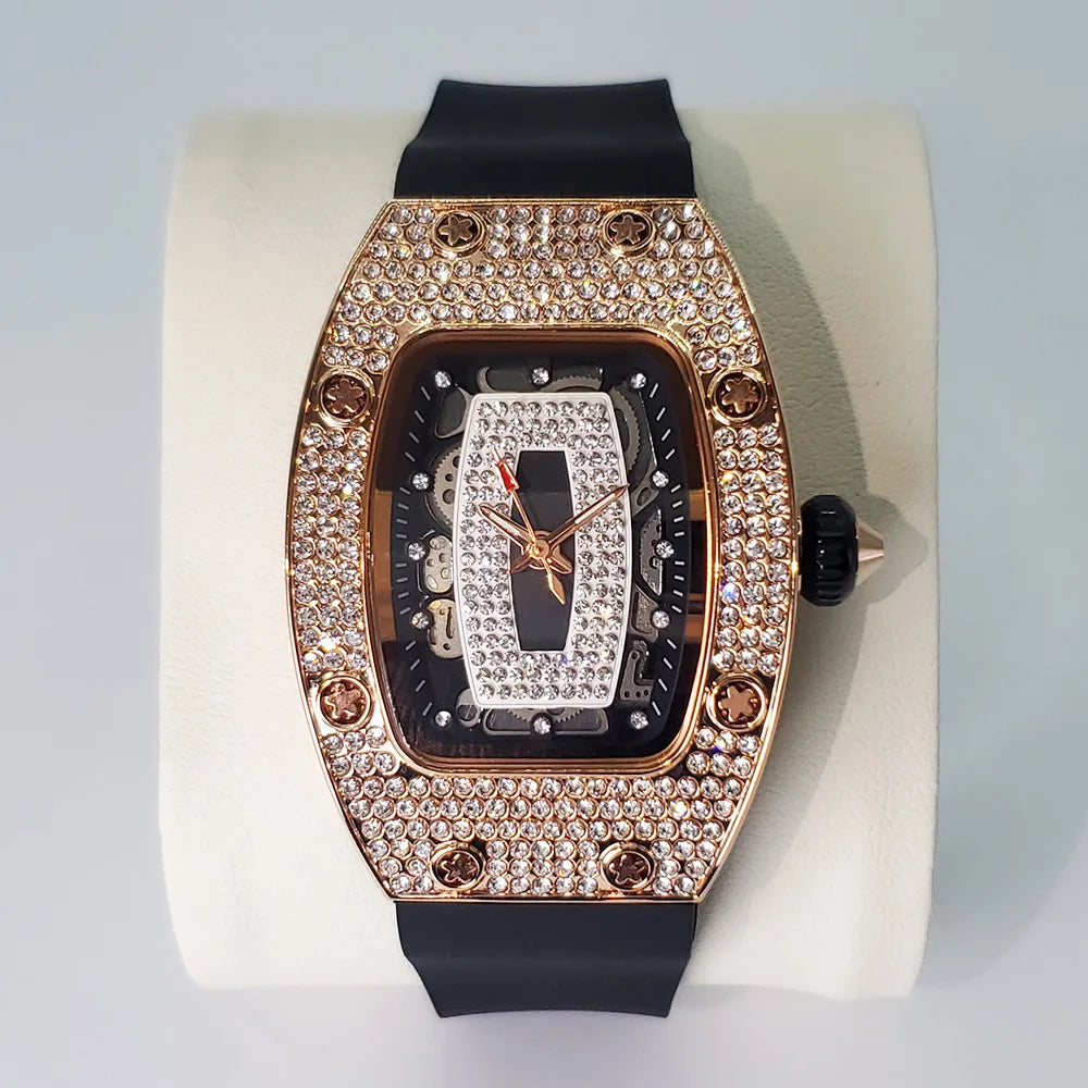 Elegant Diamond Sport Watch