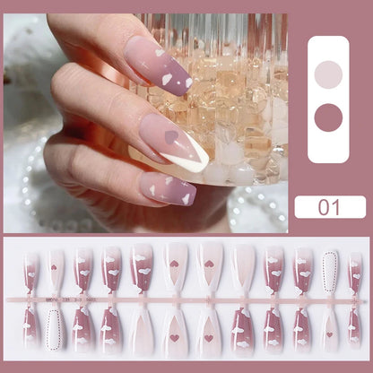 Pink Glitter Press-Ons