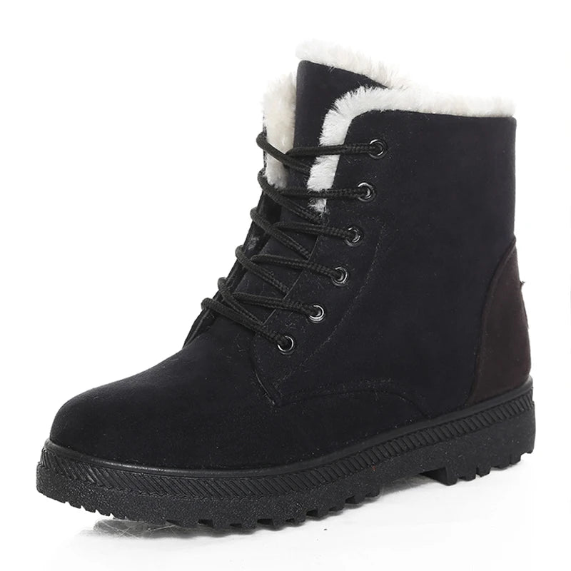 Fur Lined Winter Boots
