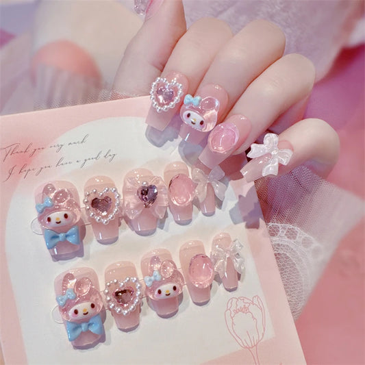 My Melody Fake Nails