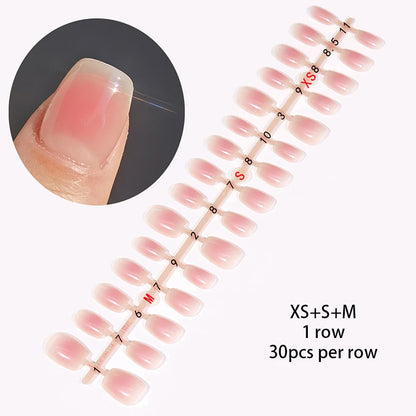 Pink Glitter Press-Ons