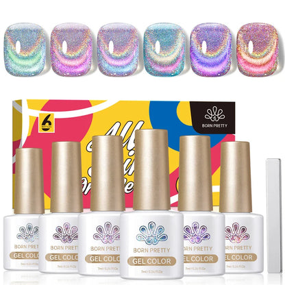 Neon Cat Eye Polish Set