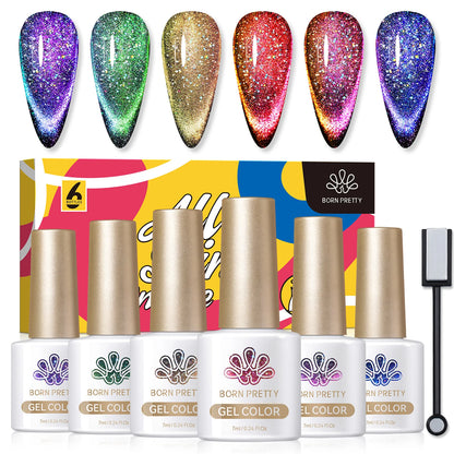 Neon Cat Eye Polish Set