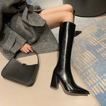Elegant High Heel Boots