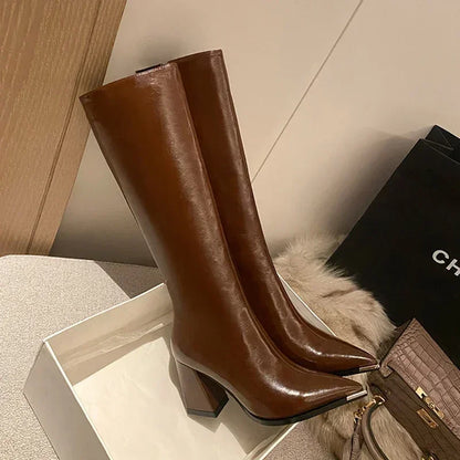 Elegant High Heel Boots